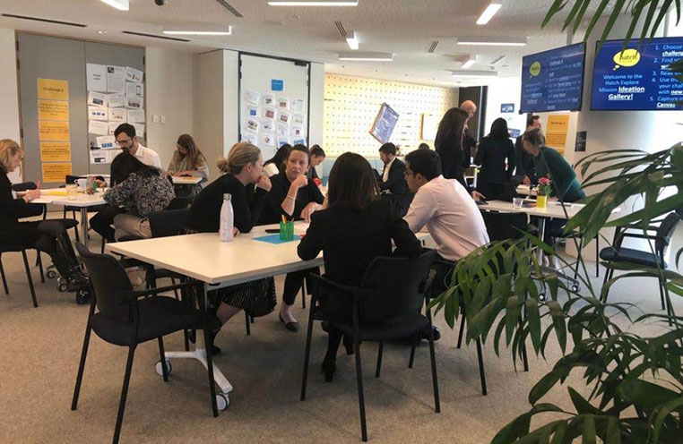 Hatch team running workshop
