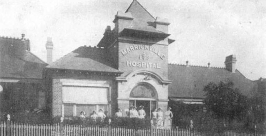 Original image of Marrickville Hospital 