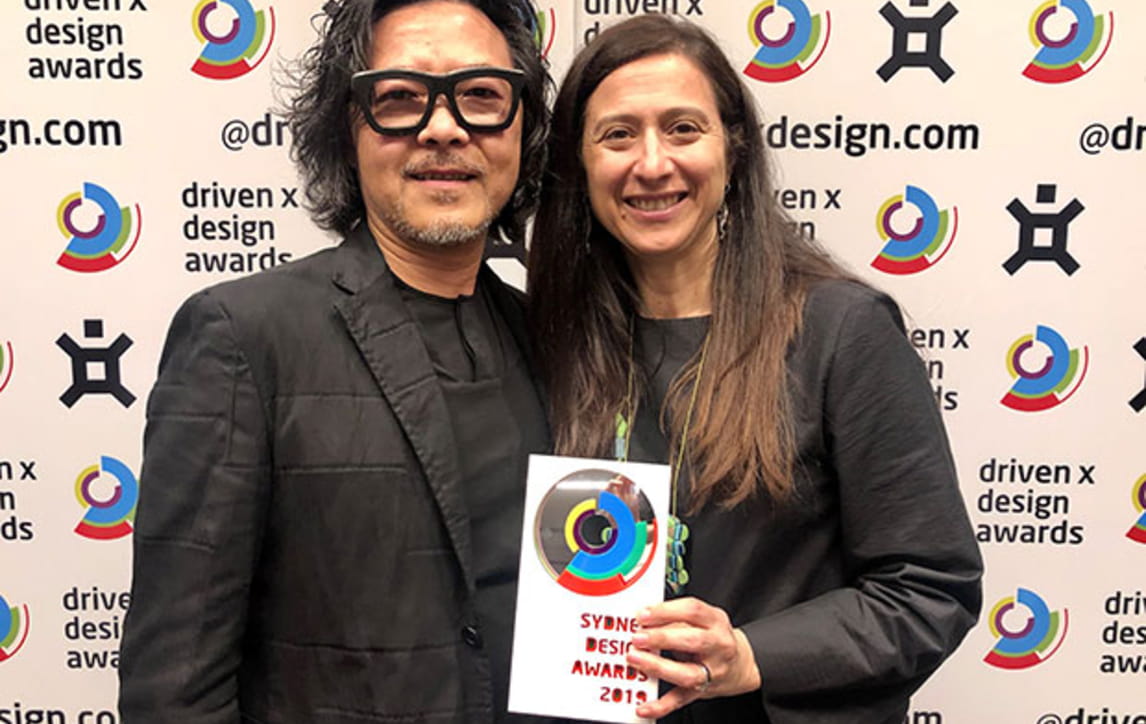 Andrew La and Diana Sarcasmo at Sydney Design Awards