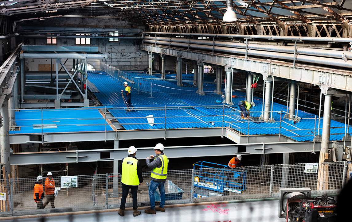 Construction work site