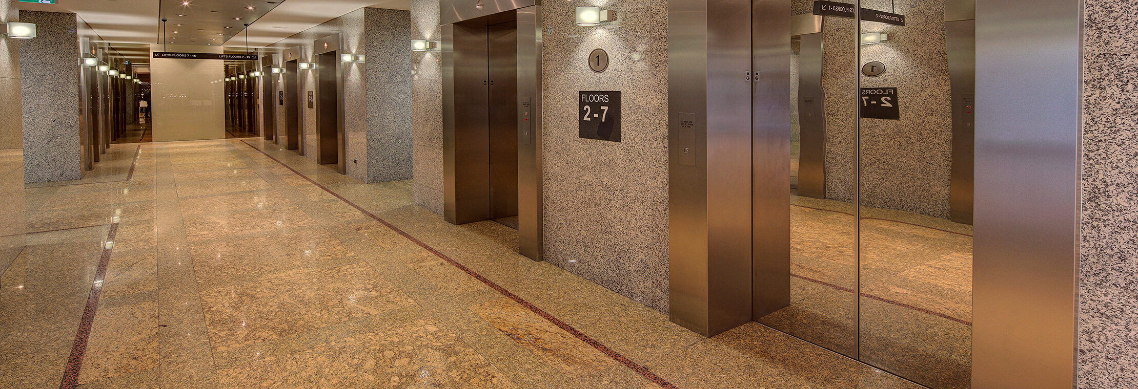 380 St Kilda lobby elevators