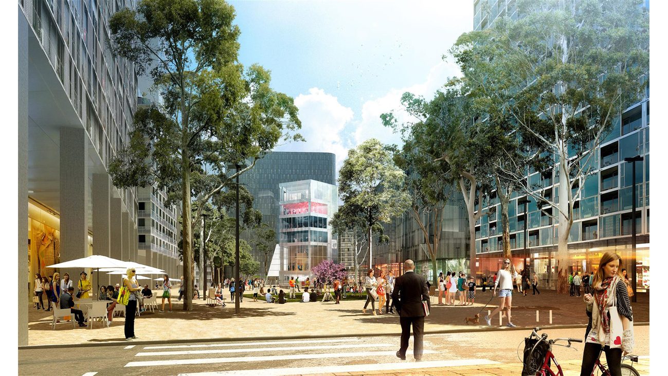 Artist impression of community corridor