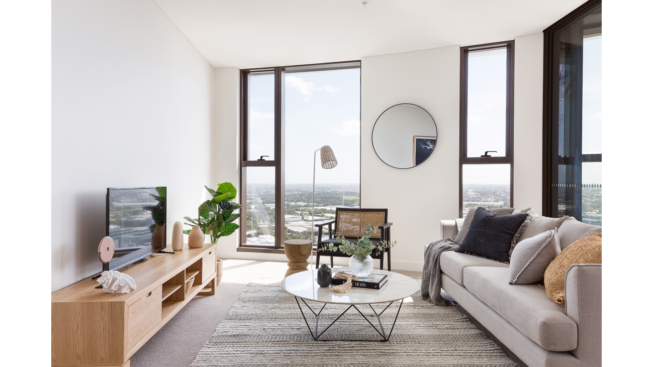 Living room in apartment