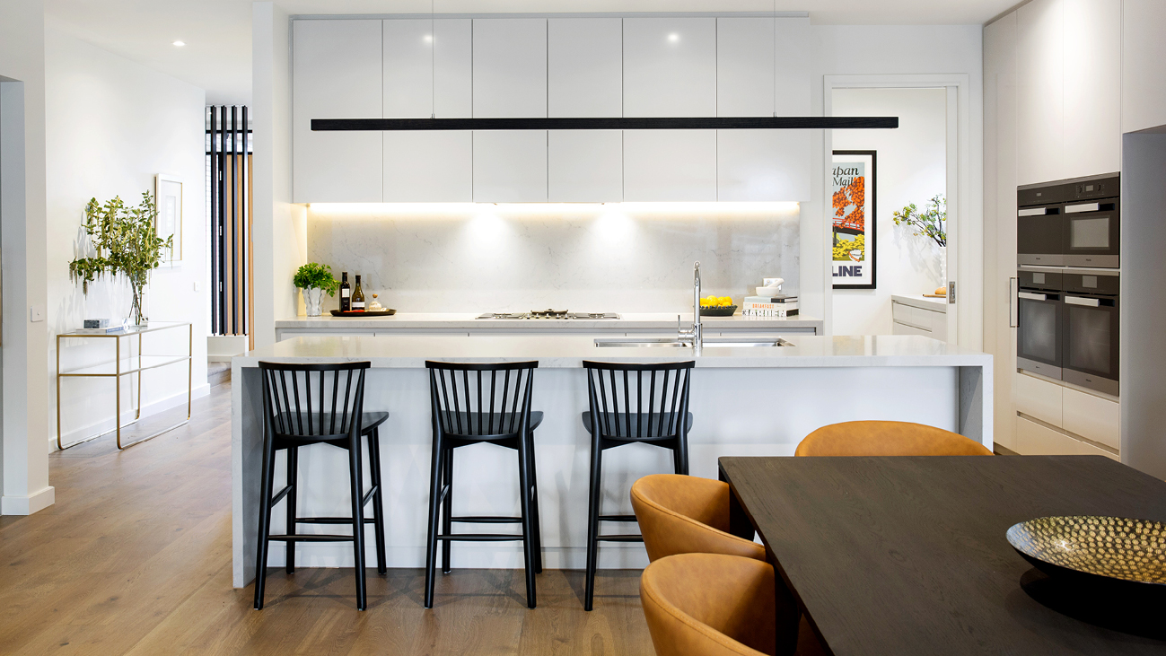 Open plan kitchen