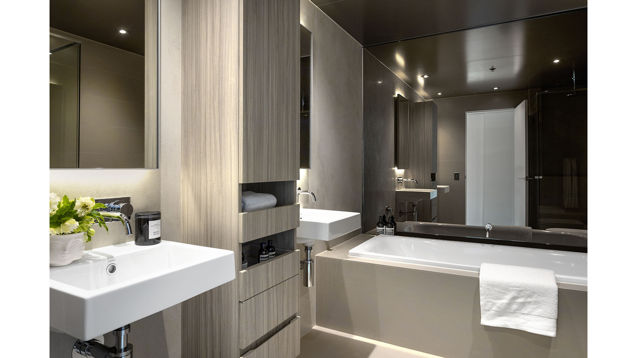 Apartment bathroom