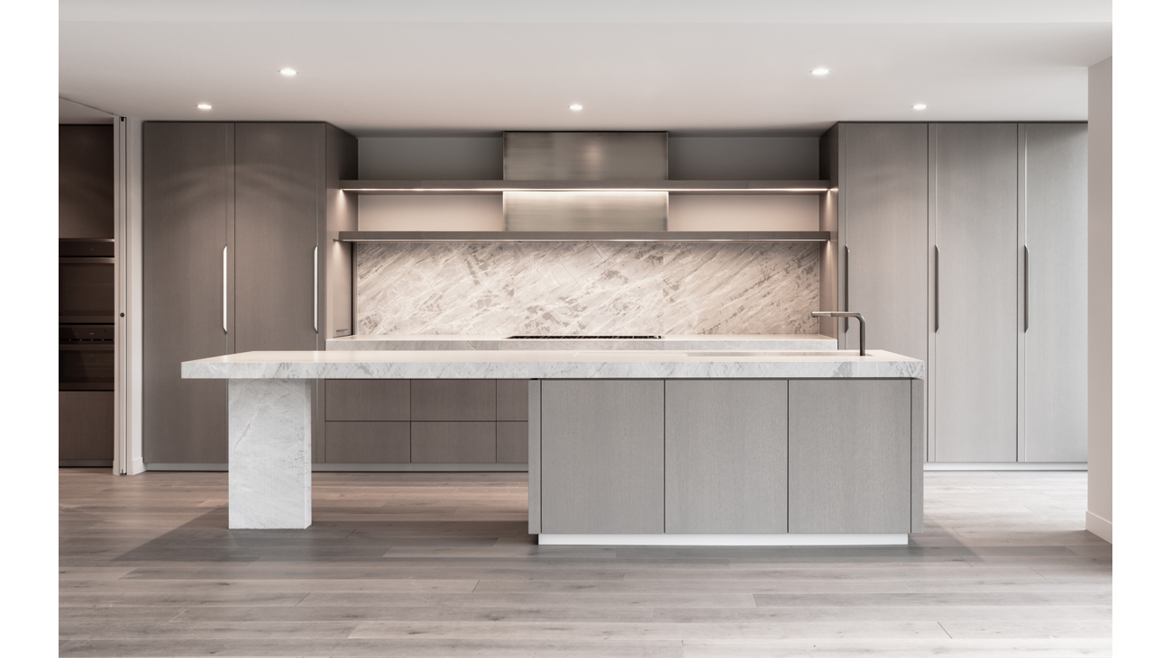 Penthouse open plan kitchen
