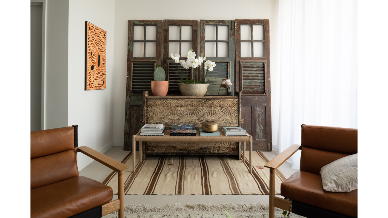 Rustic living area