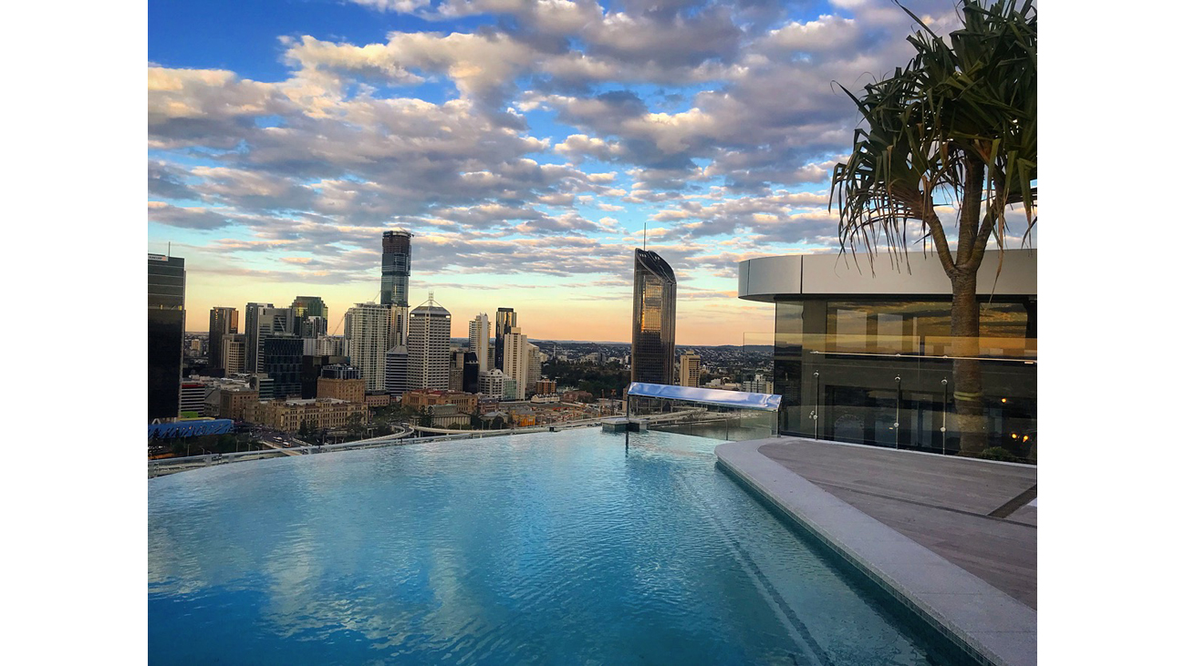 Rooftop pool