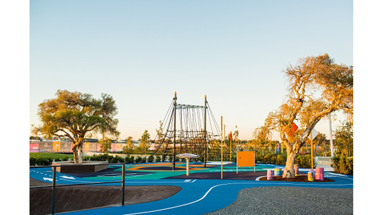 Madox park with bike track