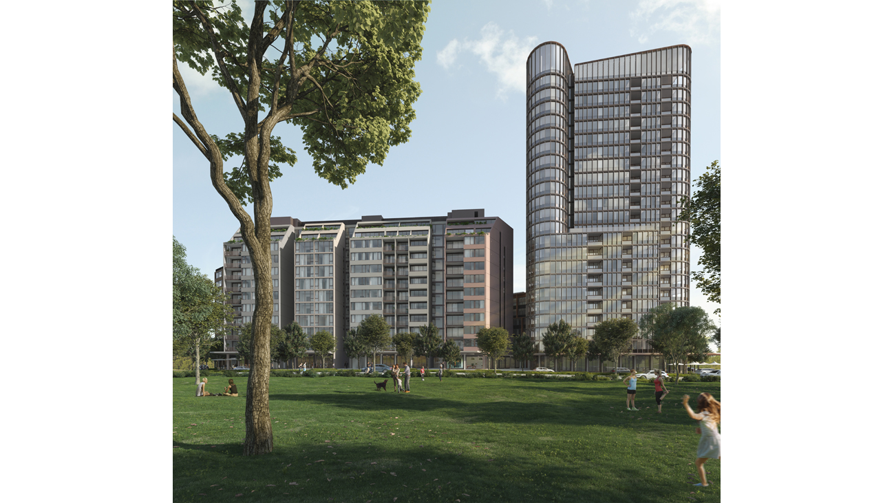 Render of buildings