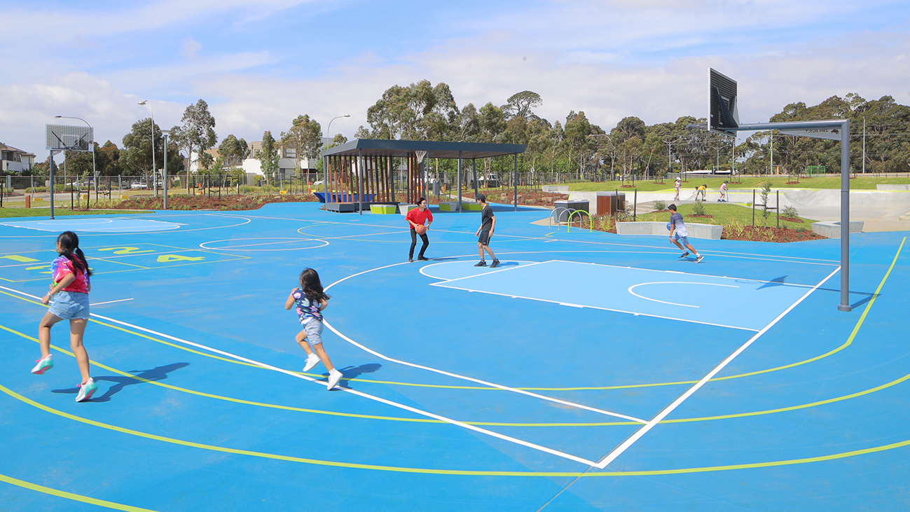 Waverley Park basketball court