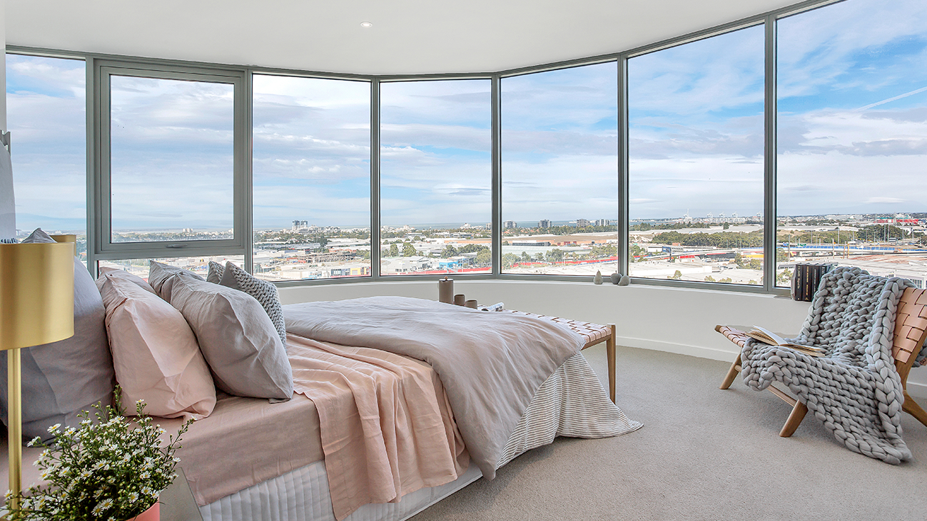 Forge, Yarra's Edge bedroom