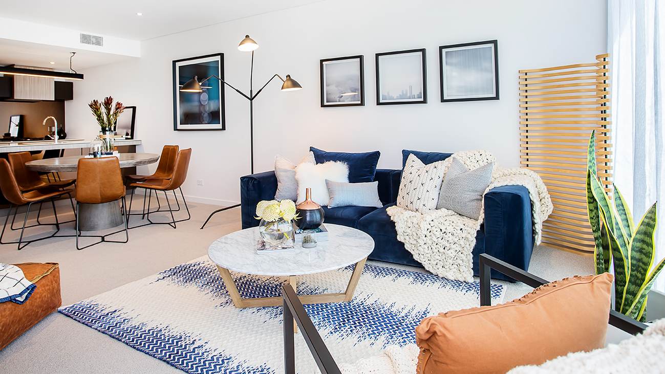 Forge, Yarra's Edge living room