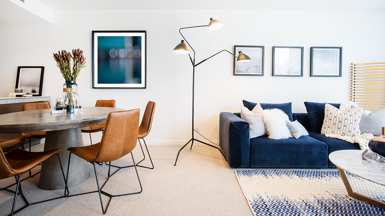 Forge, Yarra's Edge living room