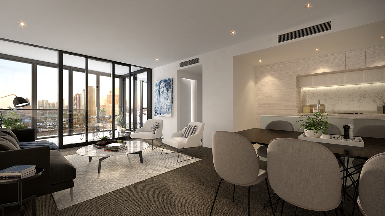 Voyager, Yarra's Edge lounge room