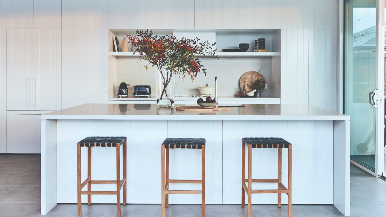 Kitchen with island bench