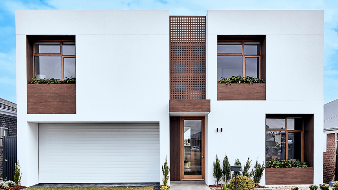 Modern house facade
