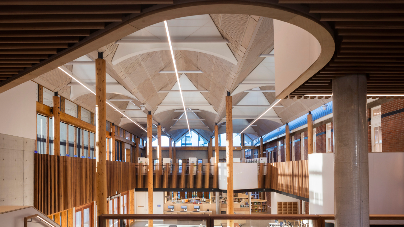 Internal shot of library