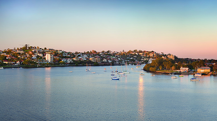 Waterfront Newstead river view