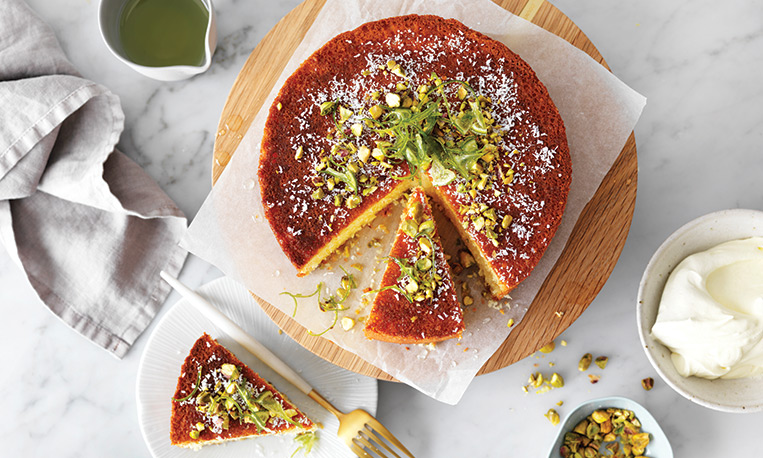 Lime coconut cake