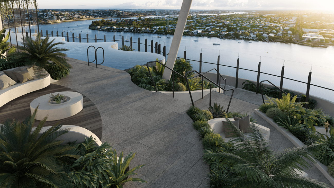 Quay Resort - proposed rooftop pool Render