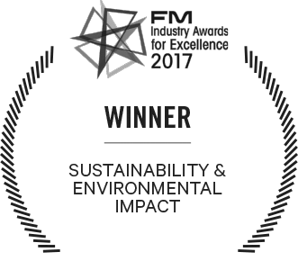 FM Industry Awards for Excellence Sustainability and Environmental Impact award logo