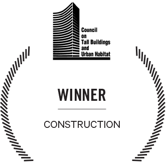 Council on Tall Buildings and Urban Habitat Construction Award logo
