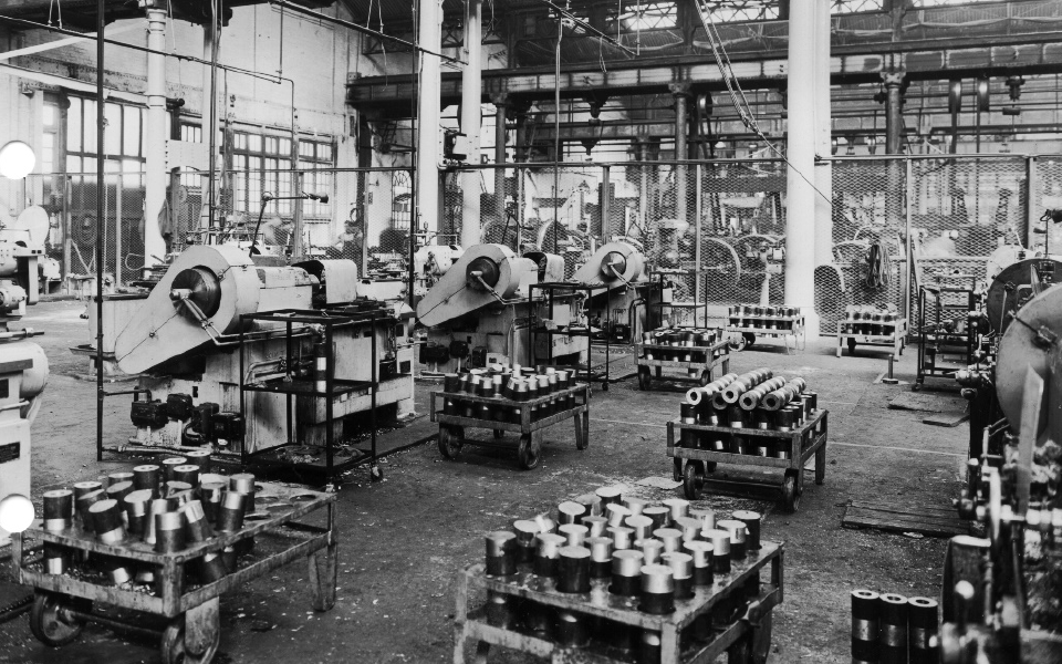 Munitions manufacture in Bays 5 & 6 during WW2.