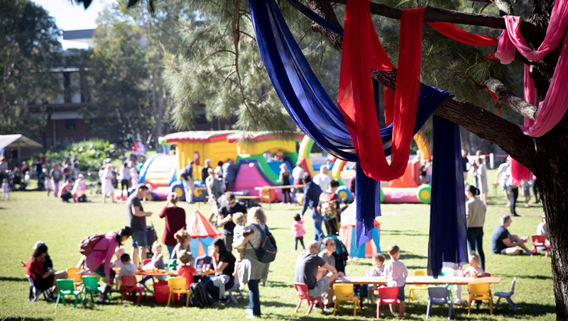 festival in a park
