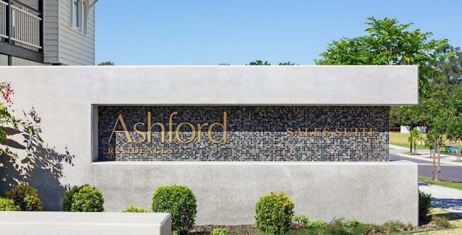Ashford sales suite signage