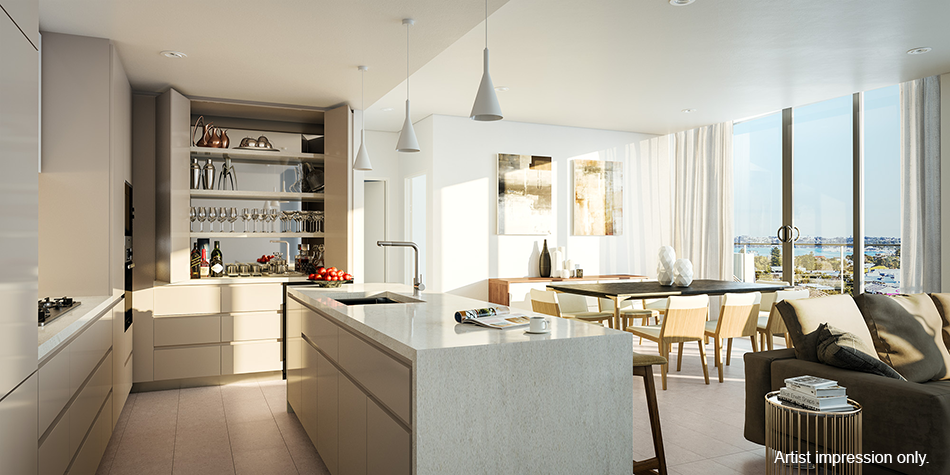 Claremont interior render