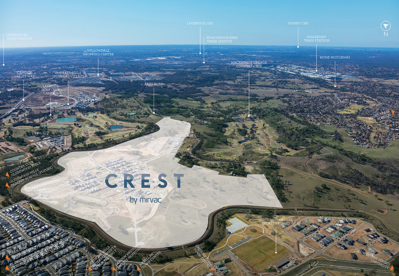 CREST by Mirvac Aerial
