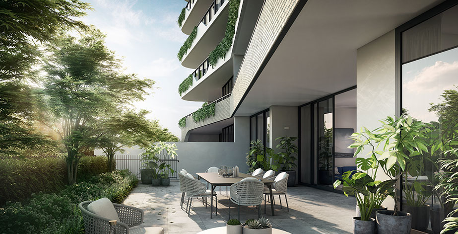 Outdoor Courtyard in Folia Tullamore